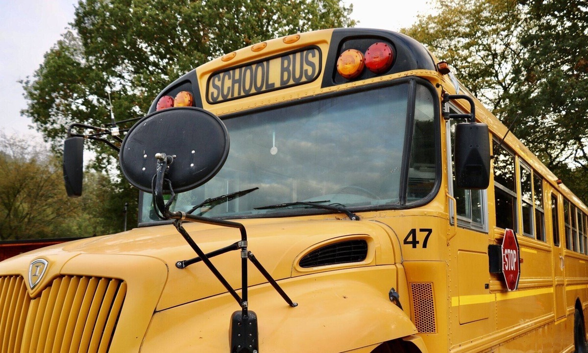 Ramsden Heath House | American School bus unique, quirky tiny home on wheels