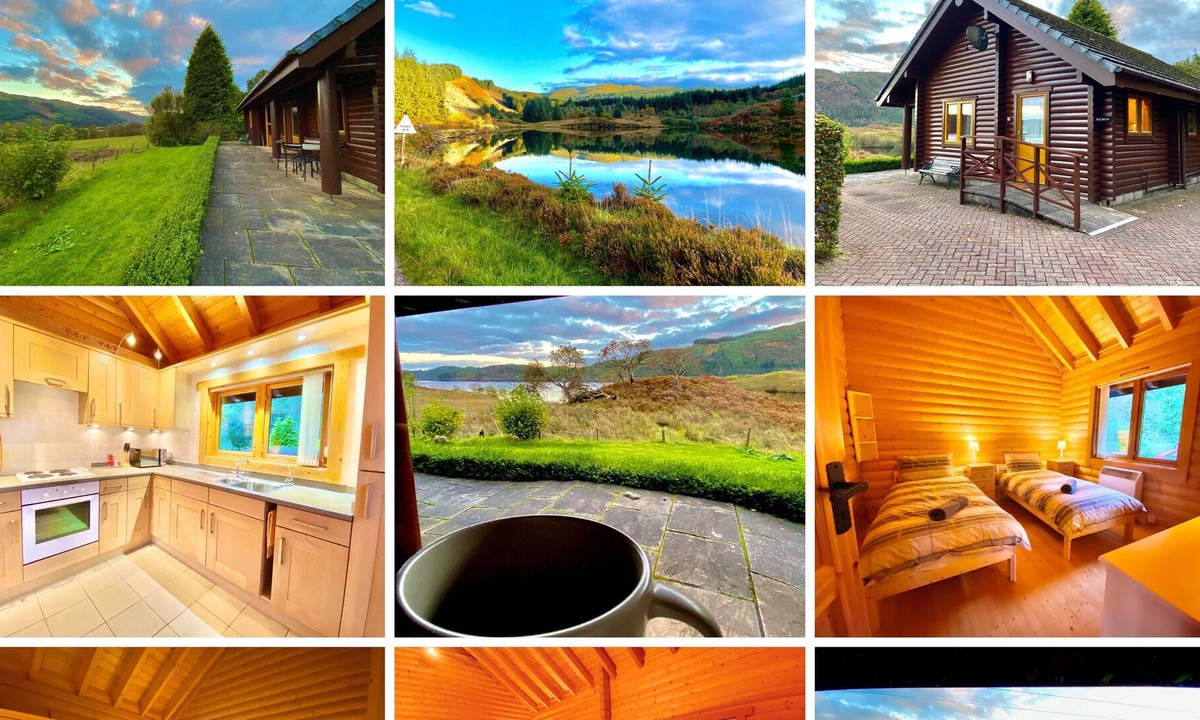 Lerags House | Avich View Traditional Log Cabin on Loch Avich - Stunning Location, Pet Friendly