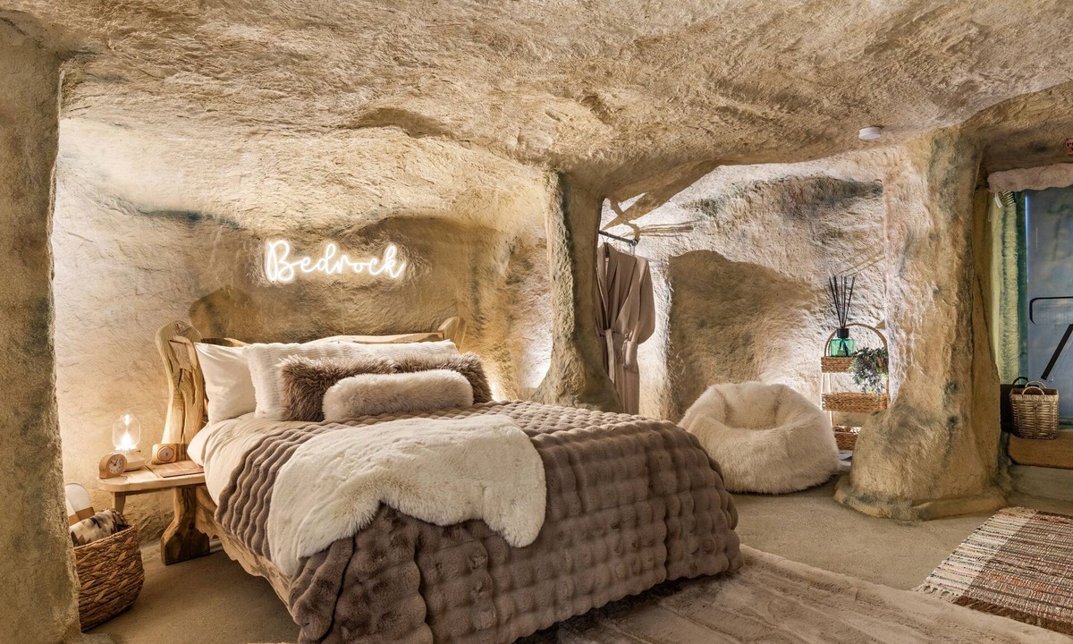 Broxbourne House | Bedrock – A Flintstone-Inspired Cave Stay