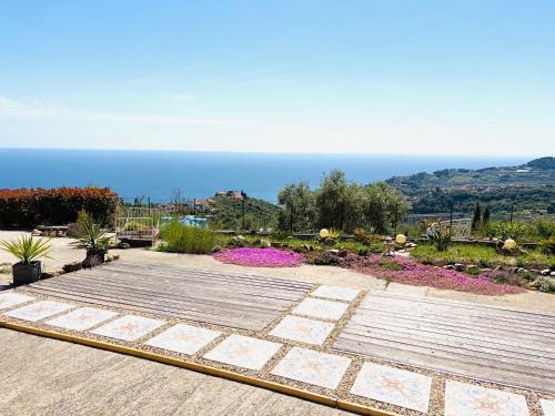 Poggi Apartment | Bella Vista Poggi 180Grad fantastischer Meerblick & Pool