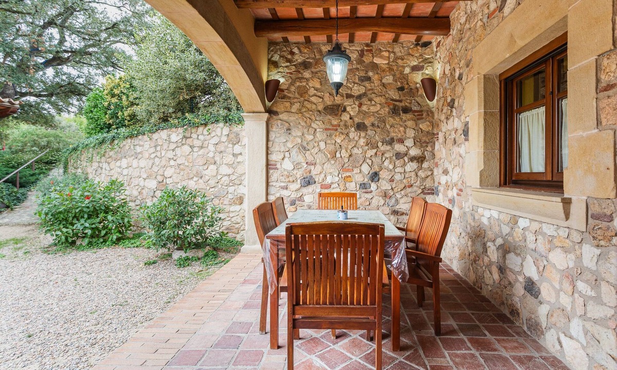 Fogars de la Selva House | Country House 'Mas Vila 3' with Mountain View, Wi-Fi and Air Conditioning