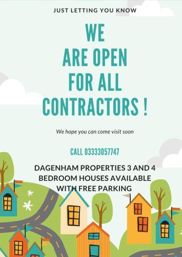 Heath House | Dagenham Self catering House for Larger Groups with Free Parking