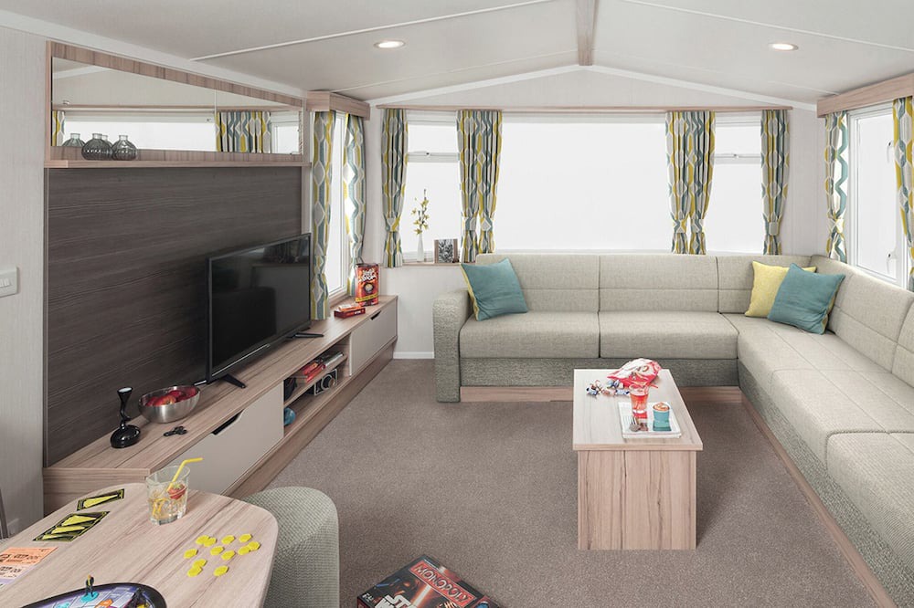 Cummertrees House | Essential Clover Caravan (Sleeps 4, Dog Friendly)
