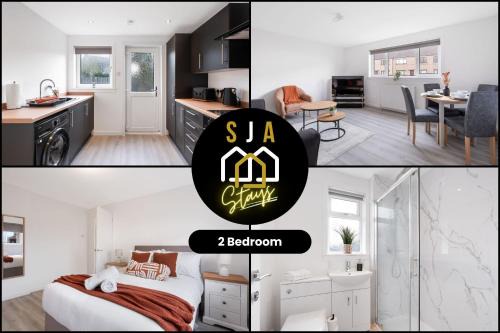 Peterhead Apartment | Forrest Road Stay - SJA Stays - Modern 2 Bed Apartment