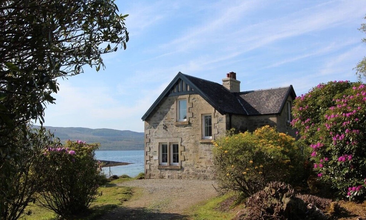 Lochgilphead Cottage | Gardens Cottage on Ellary Estate, Gate Leading Straight on to the Beach