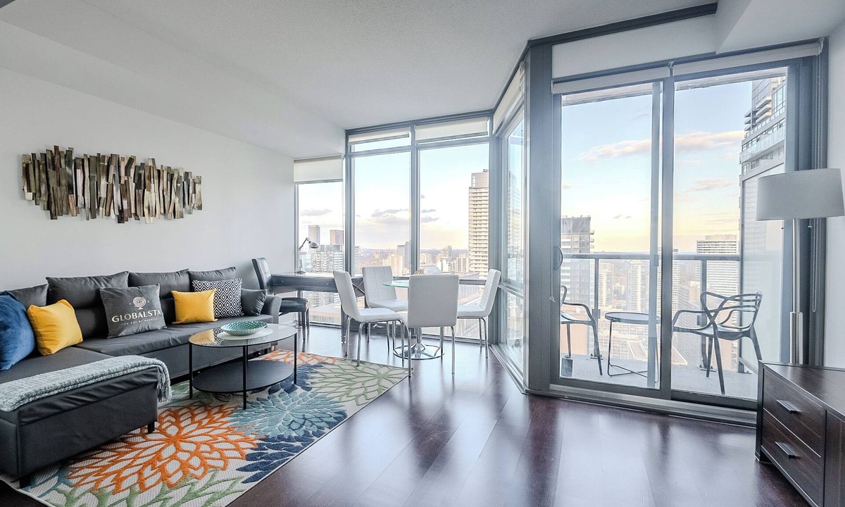 Bay Cloverhill Condo | GLOBALSTAY. Amazing 1Bedroom. Downtown Toronto High Floor View