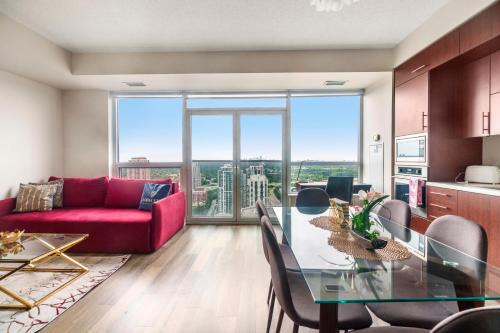 Willowdale Apartment | High Floor 1 Bedroom plus Den Condo Apartment City View North York Toronto