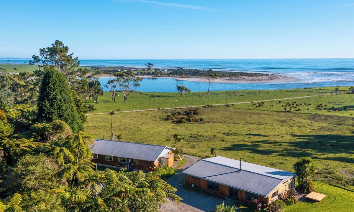 Mokihinui House | Home with stunning River and Ocean views. Pet-friendly
