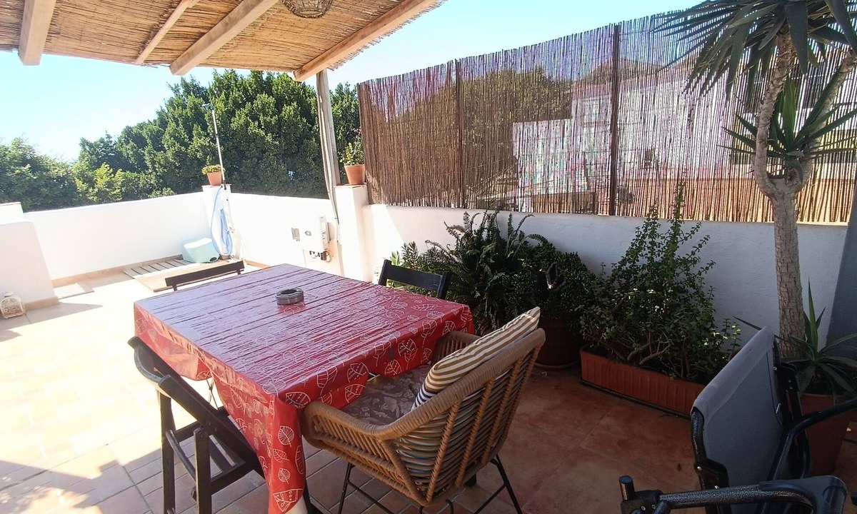 El Palo Apartment | Ideal for couples apartment right on the beach with top terrace