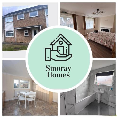 Luton Bed & Breakfast | Large Contractor Stay 6 Bedrooms with Parking