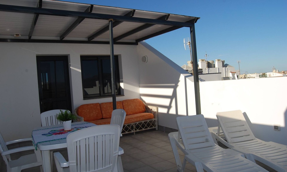 El Cotillo Apartment | Large Private Sunny Terrace, South Oriented, Mountain And Sea Views.