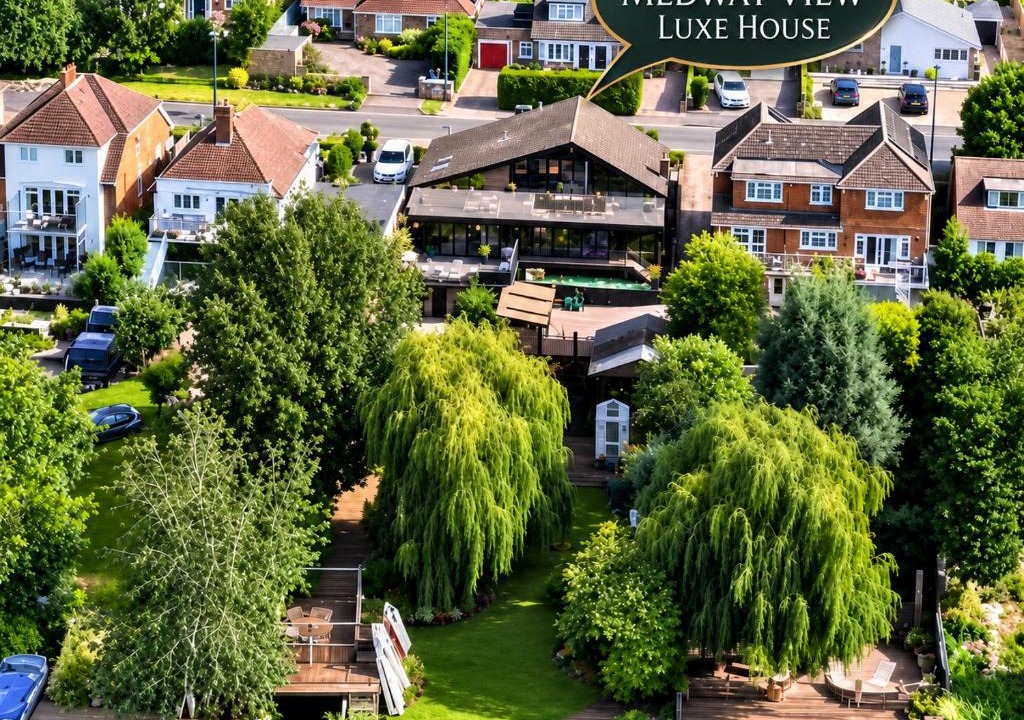 Maidstone House | MEDWAY VIEW LUXE HOUSE in Maidstone City Centre with Parking
