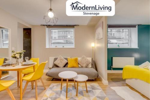 Stevenage Apartment | ModernLiving Stevenage 1 Bedroom Apartment Town Centre Sleeps 4