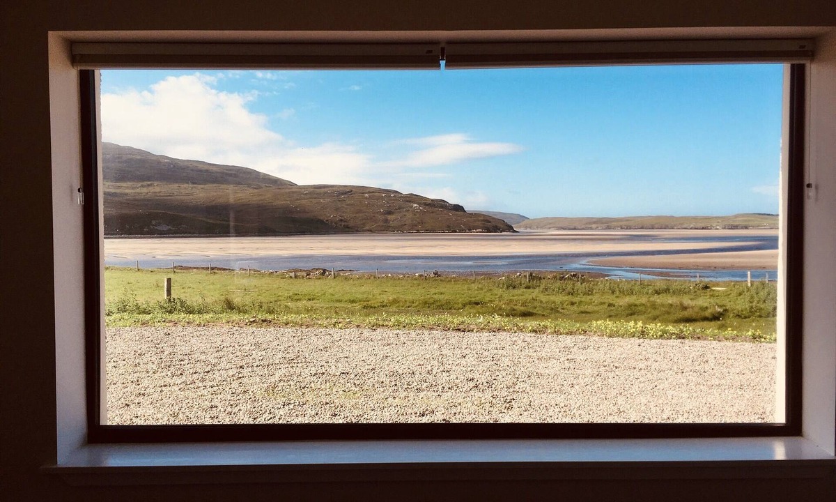 Sangomore Cottage | Sarsgrum overlooking Kyle of Durness with ever changing tideline. Pet friendly!