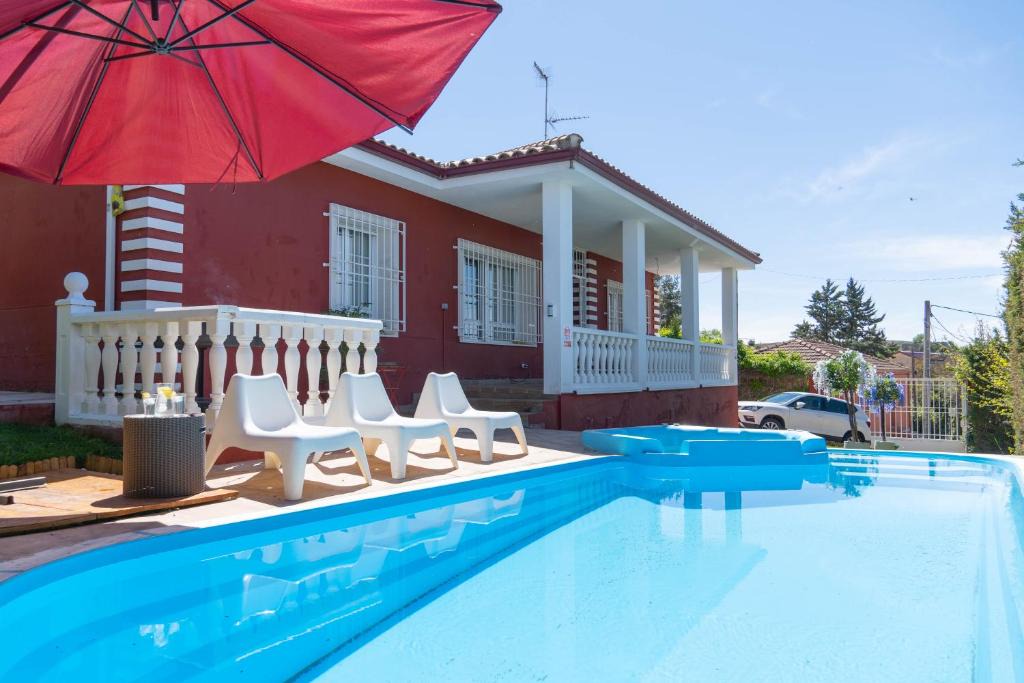 Huelves Villa | VILLA LUJOSA PRIVADA con PISCINA
