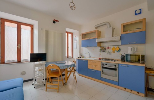 Manarola Apartment | A comfortable 37 sq m studio apartment, perfect for two people but capable of accommodating up to four guests, located in the basement of a building without an elevator (steps required).The property is located in Manarola, one of the most picturesque vil
