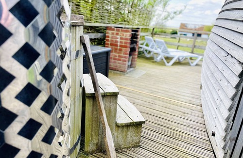 Brightlingsea Cottage | Armadilla 1 at Lee Wick Farm - cozy glamping for 2 adults with optional hot tub