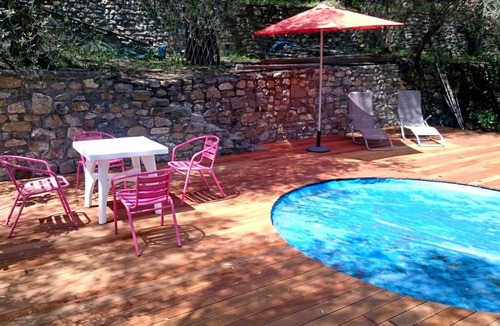 Diano San Pietro Apartment | Ca Gianca 2, Diano Valley 4+1 person, balcony with sea view