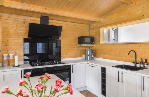 Halstead Cabin | Cabin on 5 Acres with Stables, Firepit & Cinema