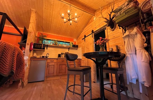Garton Cabin | Cabin, woods, hot tub, stove, coast, porch, remote, private, secure garden.