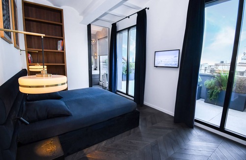 el Camp d'en Grassot i Gracia Nova Apartment | Casa Hercules by Luxe Haus - Penthouse Eixample With View of La Sagrada Familia