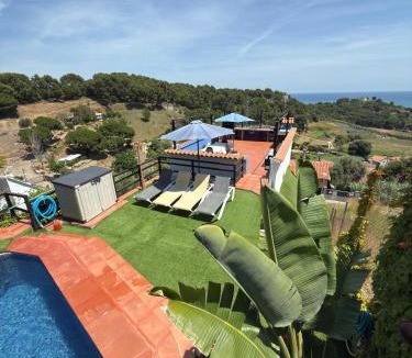 Pineda de Mar House | Casa Marvista - piscina, barbacoa y vistas al mar