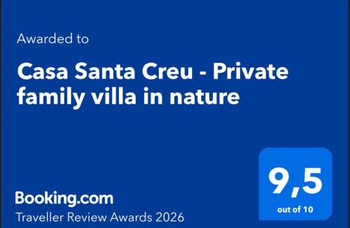 Canaletes Apartment | Casa Santa Creu - Private family villa in nature