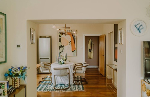 Portpatrick Cottage | Coastal Magnificence: Saltwater Chronicles with private sea view deck.