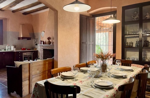 Massanes Villa | Costabravapartment Can Marc with private pool and tennis court