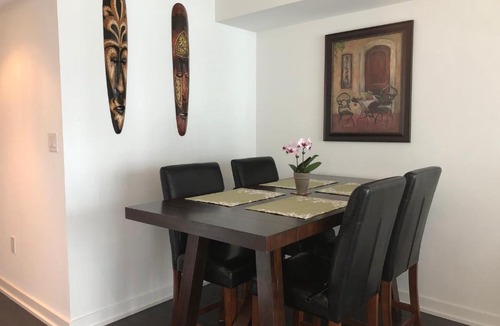 CityPlace Apartment | Cozy Apartment + Balcony Next to CN Tower/Rogers/MTCC (Fit 6)