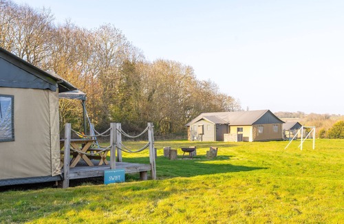 Saxmundham Cabin | Dog Friendly safari tent, Swift at Sweffling Hall, Suffolk