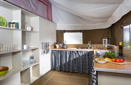 Saxmundham Cabin | Dog Friendly Safari Tent, Skylark at Sweffling Hall, Suffolk