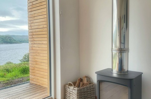 Gairloch Cabin | East Bothy -58 degree North Bothies- luxury stay with Ocean and mountain views