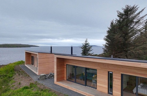 Gairloch Cabin | East Bothy -58 degree North Bothies- luxury stay with Ocean and mountain views