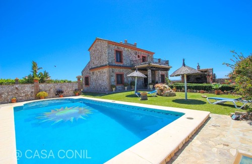 Conil de la Frontera Villa | Fantastic view, private pool, luxurious Villa with grill terrace, internet, 10 minutes from the beaches - Casa Raquel -