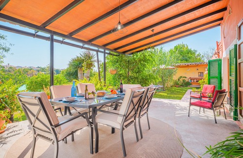 Campanet House | Finca Alqueria with Mountain View, Pool, Garden, Terrace, A/C and Wi-Fi
