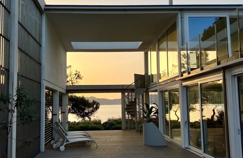 Marina Manresa Villa | First line sea designer villa with pool - First line sea villa at bay Pollensa