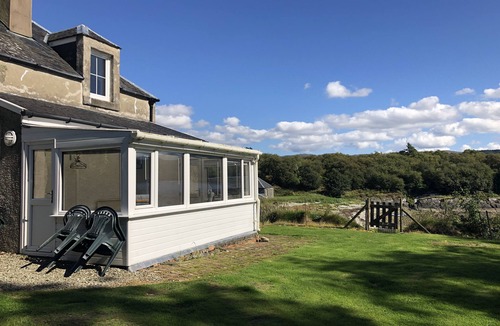 Lochgilphead Cottage | Gardens Cottage on Ellary Estate, Gate Leading Straight on to the Beach