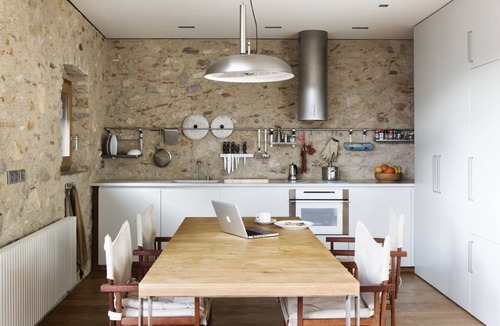 Barri Vell House | Historical stone house renovated with modern style