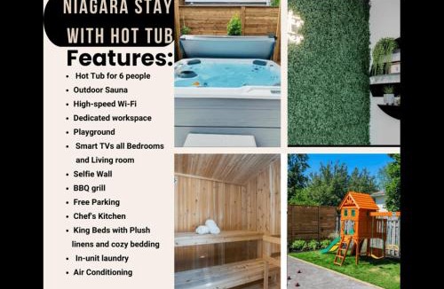 Chippawa House | Hot Tub/Outdoor Sauna/Heated Pool/5 Min To Falls