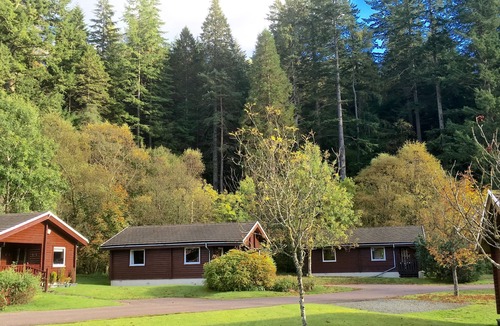Rashfield Cabin | Lovely Luxury Log Cabin by Pucks Glen in Scotland’s 1st National Park, by Dunoon