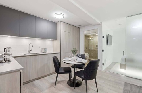 Toronto Entertainment District Apartment | Lower 1BR Boutique Suite Sleeps 3 WiFi+Parking