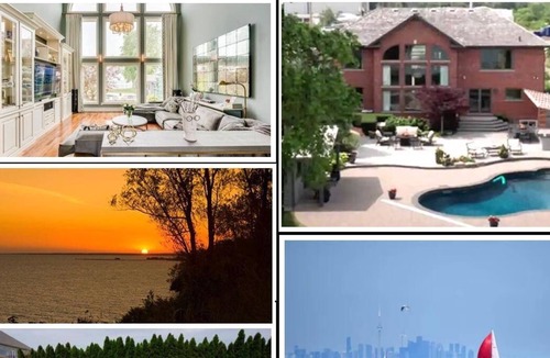 Grimsby House | Luxury Million $$$ Ontario Lakefront Estate Vacation House - Outdoor Heated Pool
