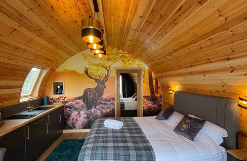 Keiss House | Luxury seafront glamping pod with private patio and Hydropool Jaccuzi