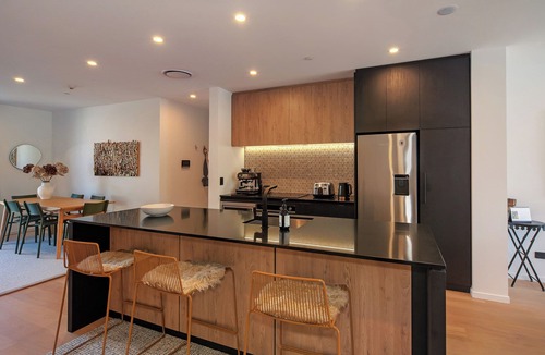 Nelson City Centre Apartment | Malthouse Lane City Apartment 4 with Stunning Hill Views in Nelson CBD