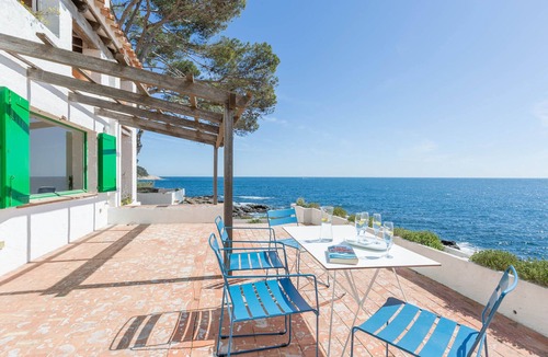Calella de Palafrugell Apartment | (Marineda) Villa for 12 with pool and garden