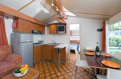 Lignano Riviera House | Mobilehome mit Terrasse und Klimaanlage