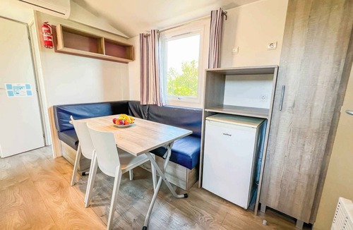 Rivabella House | Mobilehome mit Klimaanlage und Terrasse