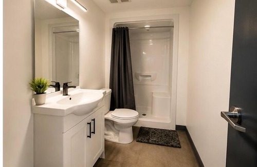 Waterloo Apartment | Modern 2BR Oasis Sleeps up to 6 with private balcony