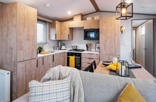 Golspie House | Modern, spacious holiday caravan with two bedrooms sleeping four people.